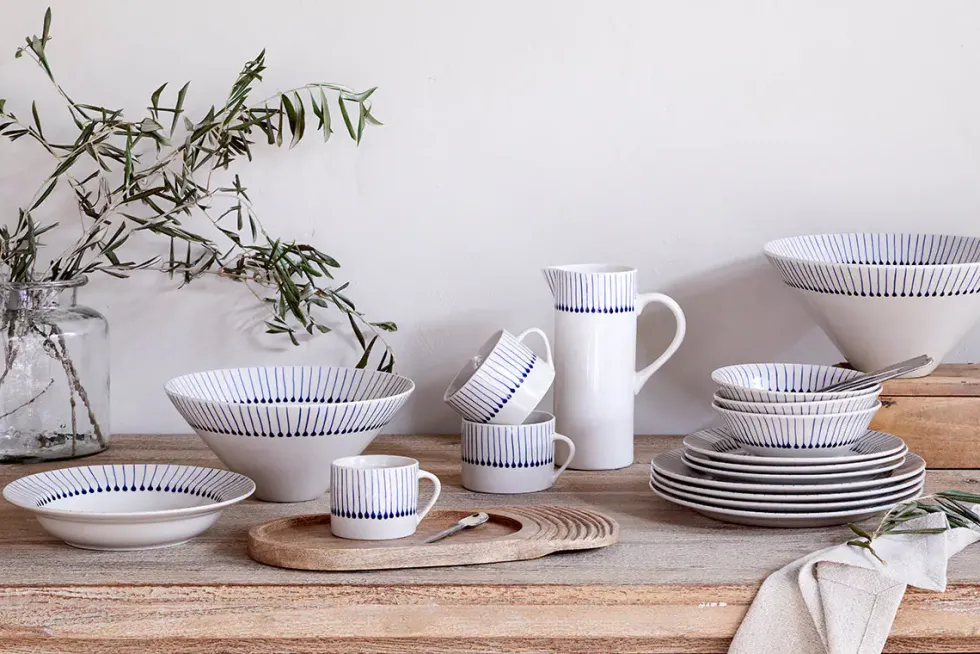 Iba Side Plate - Indigo