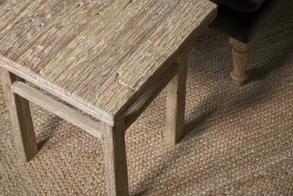 Ibo Reclaimed Wood Side Table - Natural