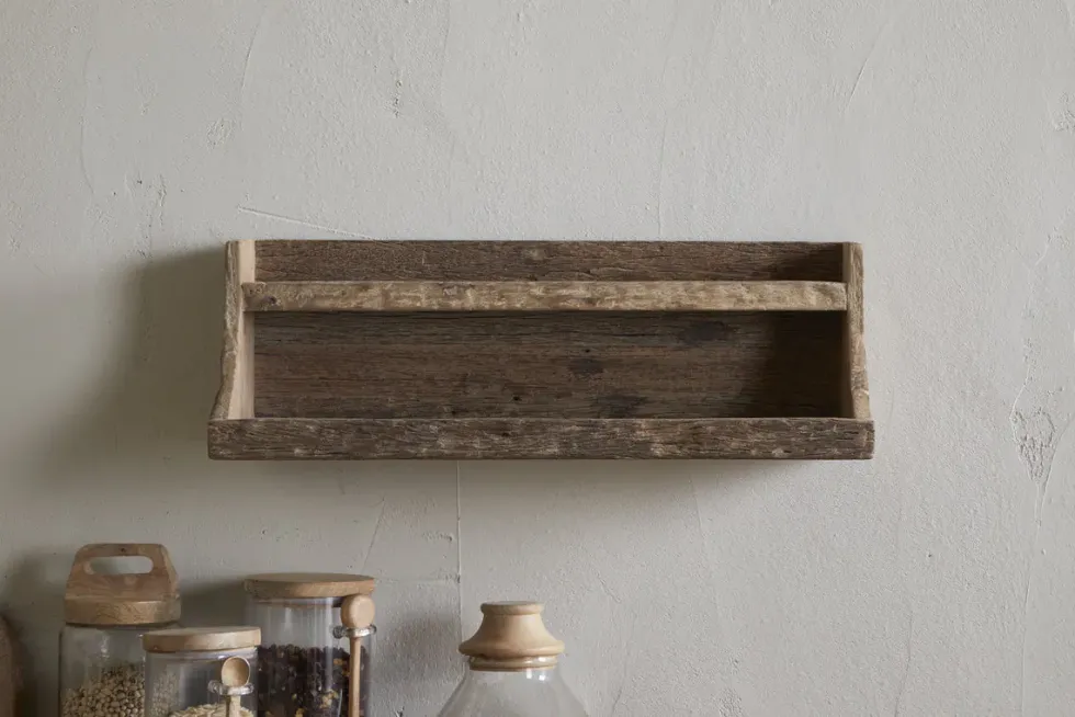 Ibo Reclaimed Wood Storage Shelf - Natural