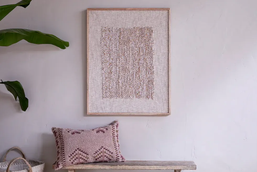 Ikona Textured Wall Art - Natural