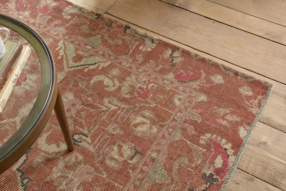Ikowe Recycled PET Rug - Tonal Red