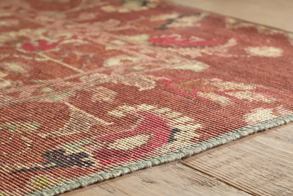 Ikowe Recycled PET Rug - Tonal Red