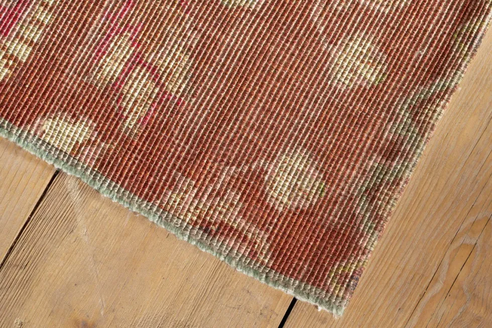 Ikowe Recycled PET Rug - Tonal Red