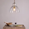 Inayah Recycled Glass Pendant - Clear