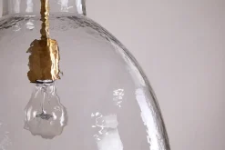 Inayah Recycled Glass Pendant - Clear