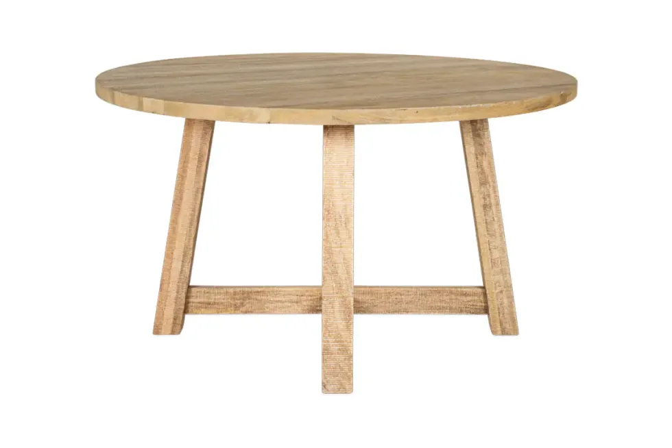 Indali Mango Wood Round Dining Table - Natural