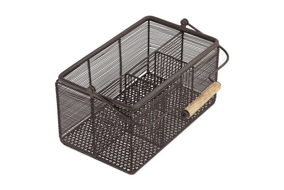 Inkollu Wire Cutlery Holder - Aged Brass