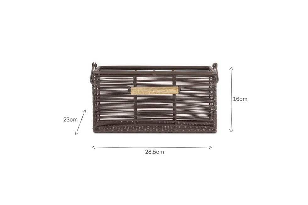Inkollu Wire Cutlery Holder - Aged Brass