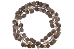 Ishana Wreath - Antique Brass