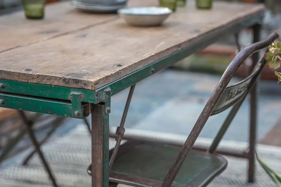 Ishan Reclaimed Folding Dining & Coffee Table