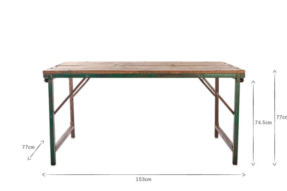 Ishan Reclaimed Folding Dining & Coffee Table