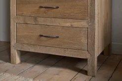 Iya Reclaimed Wood Tall Boy Chest of Drawers - Natural