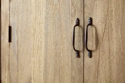 Iya Reclaimed Wood Wardrobe - Natural
