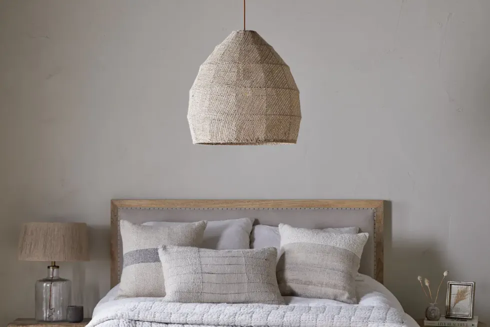 Jahari Woven Jute Pendant - Natural