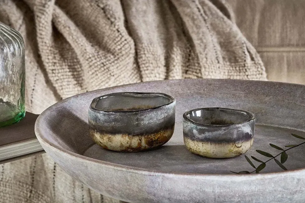 Janka Tealight Holders - Charcoal (Set of 2)