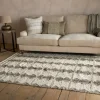 Japandi Handspun Cotton & Wool Rug - Cream & Clay