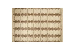 Japandi Handspun Cotton & Wool Rug - Cream & Clay