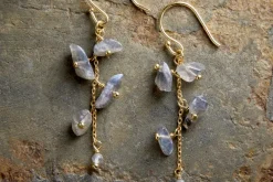 Jaradi Labradorite Earrings - Gold