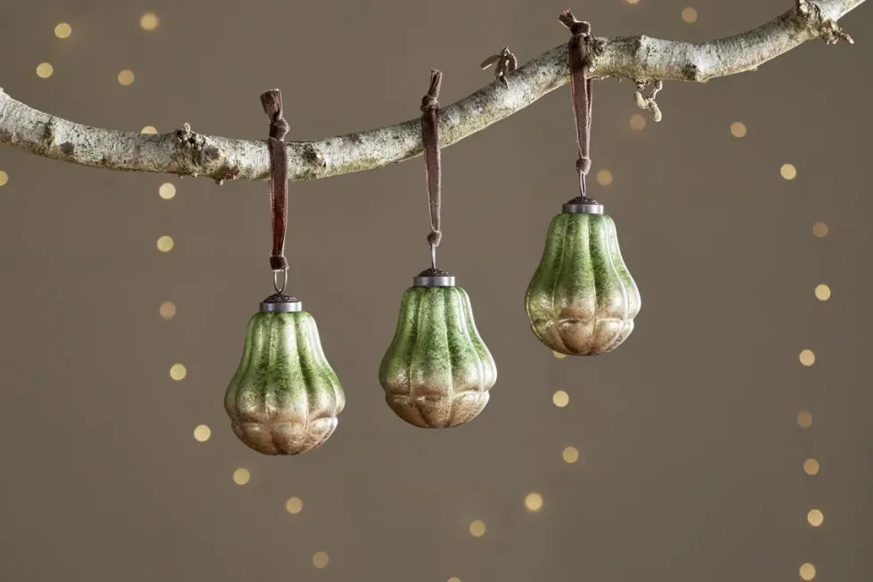 Jasaan Baubles - Green Smoke - (Set of 3)