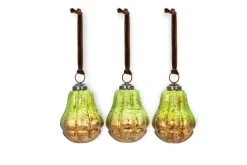 Jasaan Baubles - Green Smoke - (Set of 3)