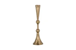Javanee Candle Holder - Antique Brass