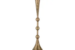 Javanee Candle Holder - Antique Brass
