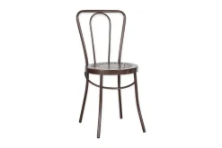 Jeavika Iron Outdoor Bistro Chair - Black