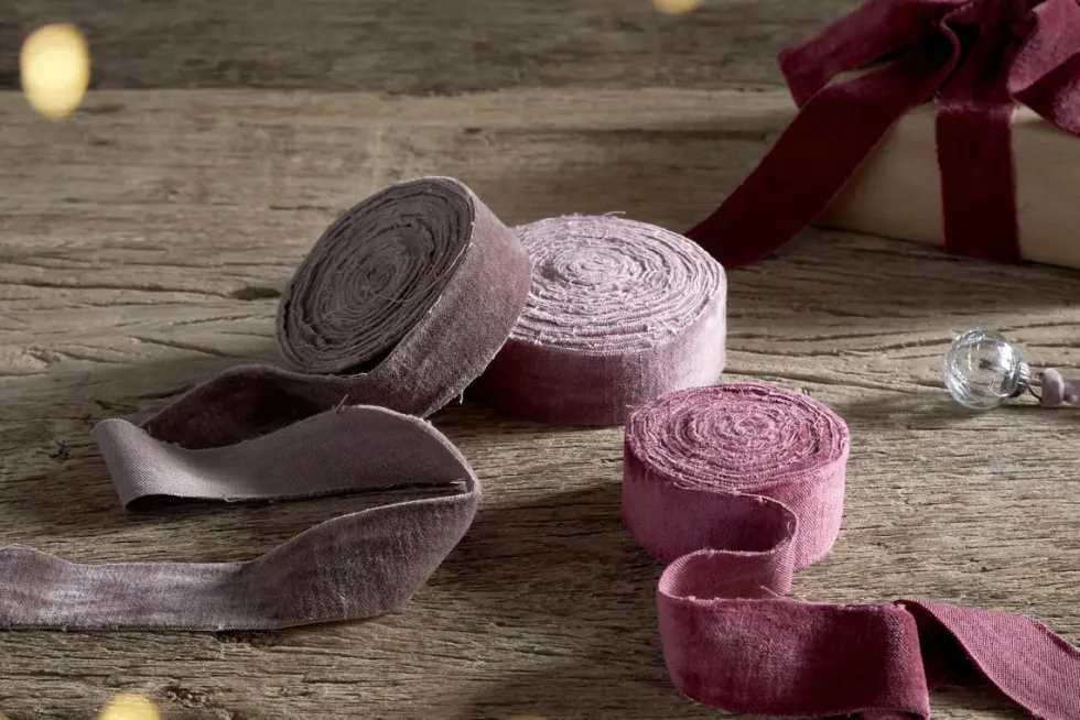 Jirani Velvet Ribbons - Mixed Colour - (Set of 3)