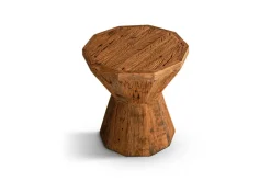 Juhi Reclaimed Wood Side Table - Natural