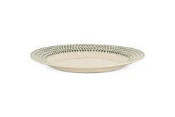 Juniper Drop Dinner Plate - Cream & Juniper