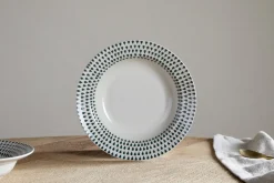 Juniper Drop Pasta Bowl - Cream & Juniper