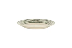Juniper Drop Side Plate - Cream & Juniper