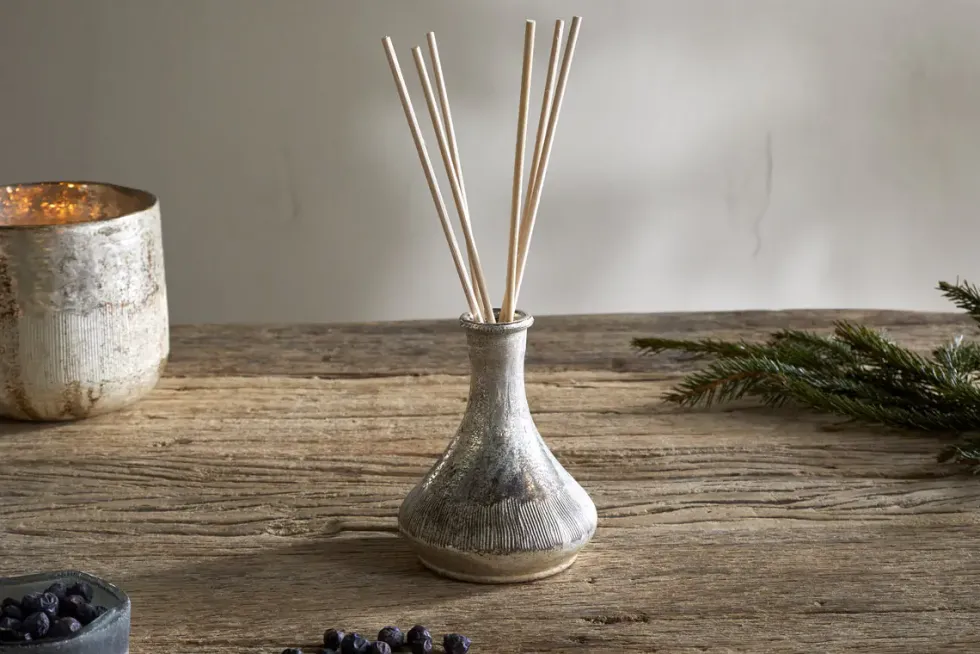 Juniper & Fir Reed Diffuser - Antique Gold