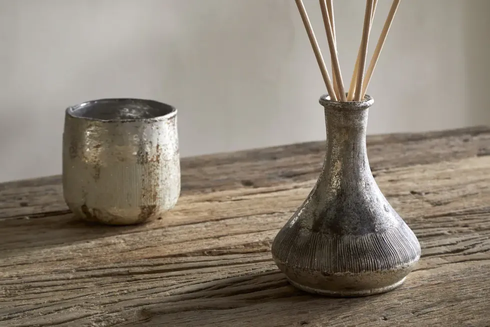 Juniper & Fir Reed Diffuser - Antique Gold