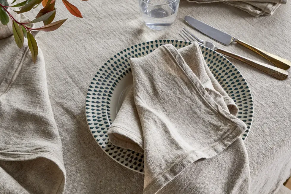 Junto Linen Napkin - Natural (Set of 4)