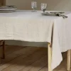 Junto Linen Tablecloth - Natural - Large