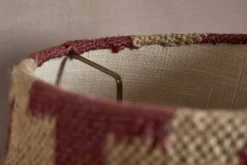 Kaadu Jute Kilim Lampshade - Rust & Natural - Medium