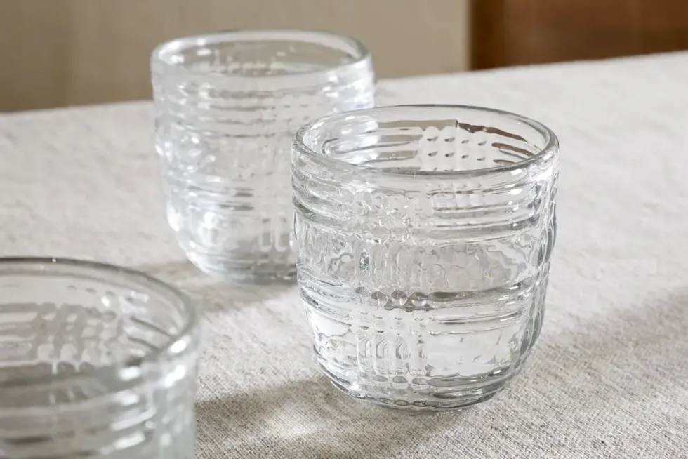 Kaanch Tumbler - Clear - (Set of 4)