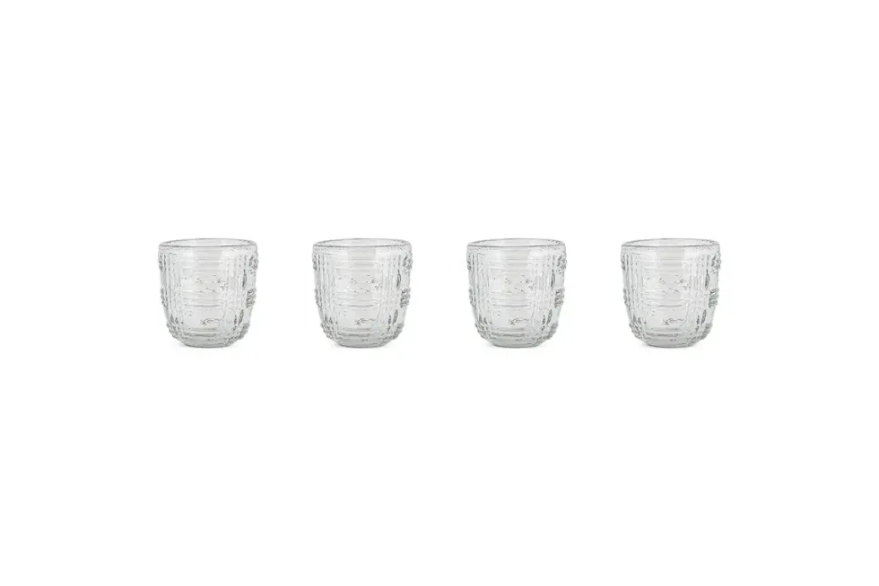 Kaanch Tumbler - Clear - (Set of 4)