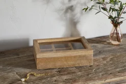 Kabani Mango Wood Jewellery Box - Natural