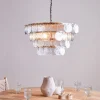 Kagitha Recycled Glass Statement Chandelier - Clear