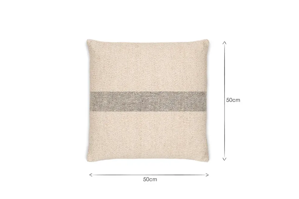 Kallu Wool & Cotton Cushion Cover - Natural