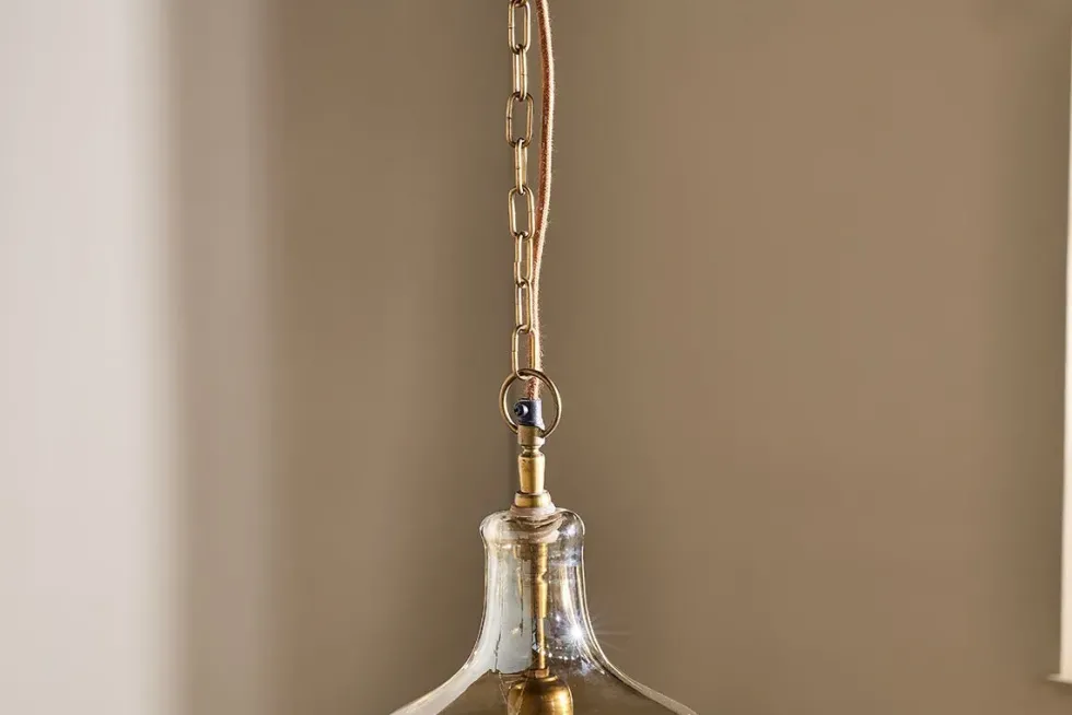 Kalsi Recycled Glass Pendant Light - Lustre - Small