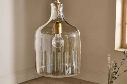Kalsi Recycled Glass Pendant Light - Lustre - Large