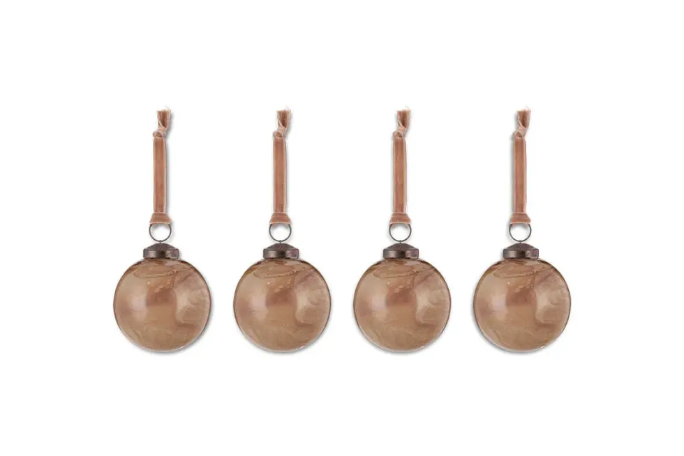 Kancha Baubles - Mocha (Set of 4)