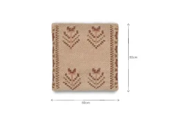 Kandy Wool & Cotton Cushion Cover - Dusty Pink