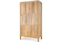 Kanz Mango Wood Wardobe - Natural