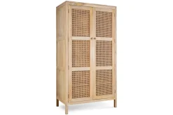 Kanz Mango Wood Wardobe - Natural