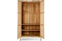 Kanz Mango Wood Wardobe - Natural
