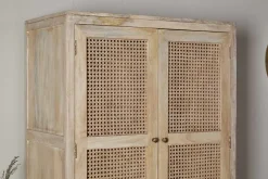 Kanz Mango Wood Wardobe - Natural